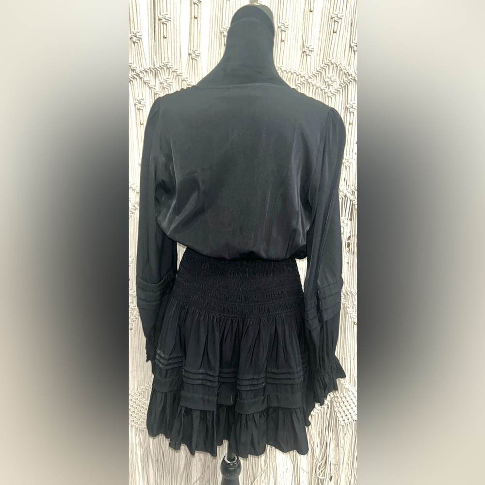 🐷The Impeccable‎ Pig Elegant Black Long Sleeve Dress Mini Dress🐷 - Picture 5 of 7